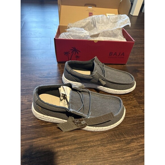 Lamo Men\'s Paul LamoLite Shoe Gray Charcoal Slip-On Sz 10 EM2035 main image 4